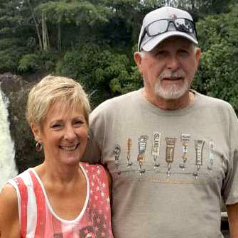 pleural mesothelioma survivor John Stahl with his wife